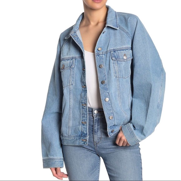 Madewell Jackets & Blazers - Madwell oversized denim jacket NWT size S …